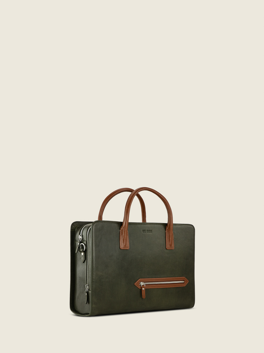 foto-vista-lateral-portafolios-cuero-unisex-verde-marrón-jean-verde-inglés-natural-paul-marius-b09-gr-l