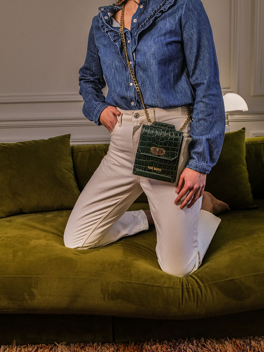 foto-bolso-teléfono-cuero-mujer-agathe-alligator-negro-paul-marius-m70-a-b