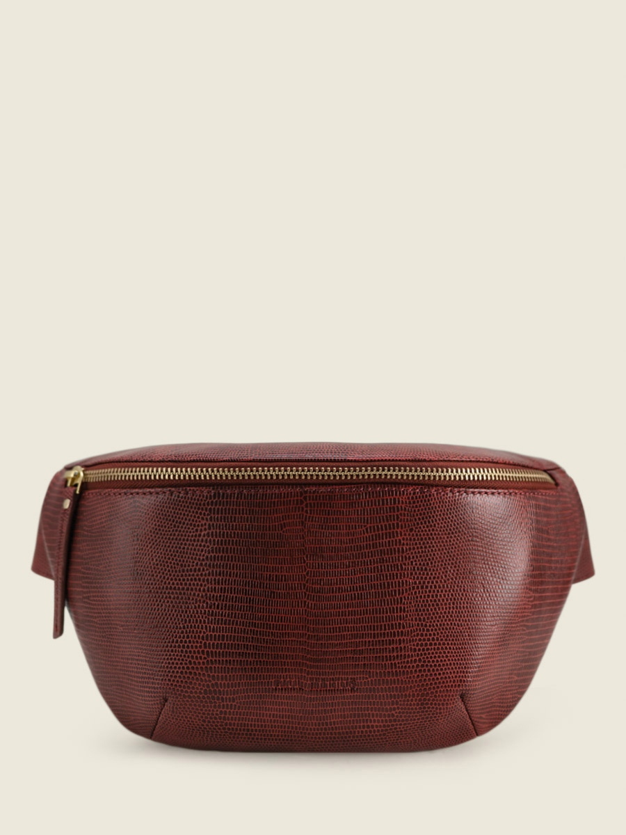 foto-vista-frontal-bolsa-banana-cuero-rojo-labanane-1960-paul-marius-m503-l-r