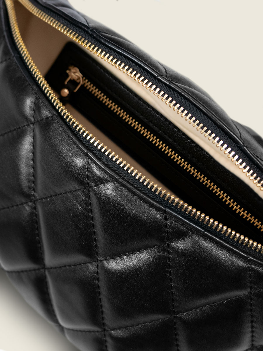 bolsa-banana-acolchada-labanane-diamante-negro-vista-interior-m503-mat-d-b