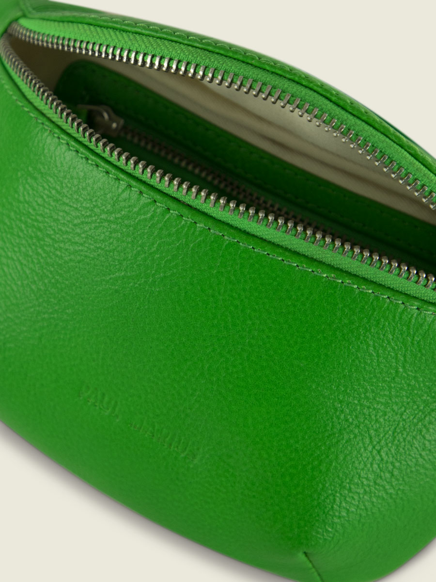foto-vista-interior-bolso-banana-cuero-verde-labanane-xs-neon-paul-marius-m503xs-ne-gr