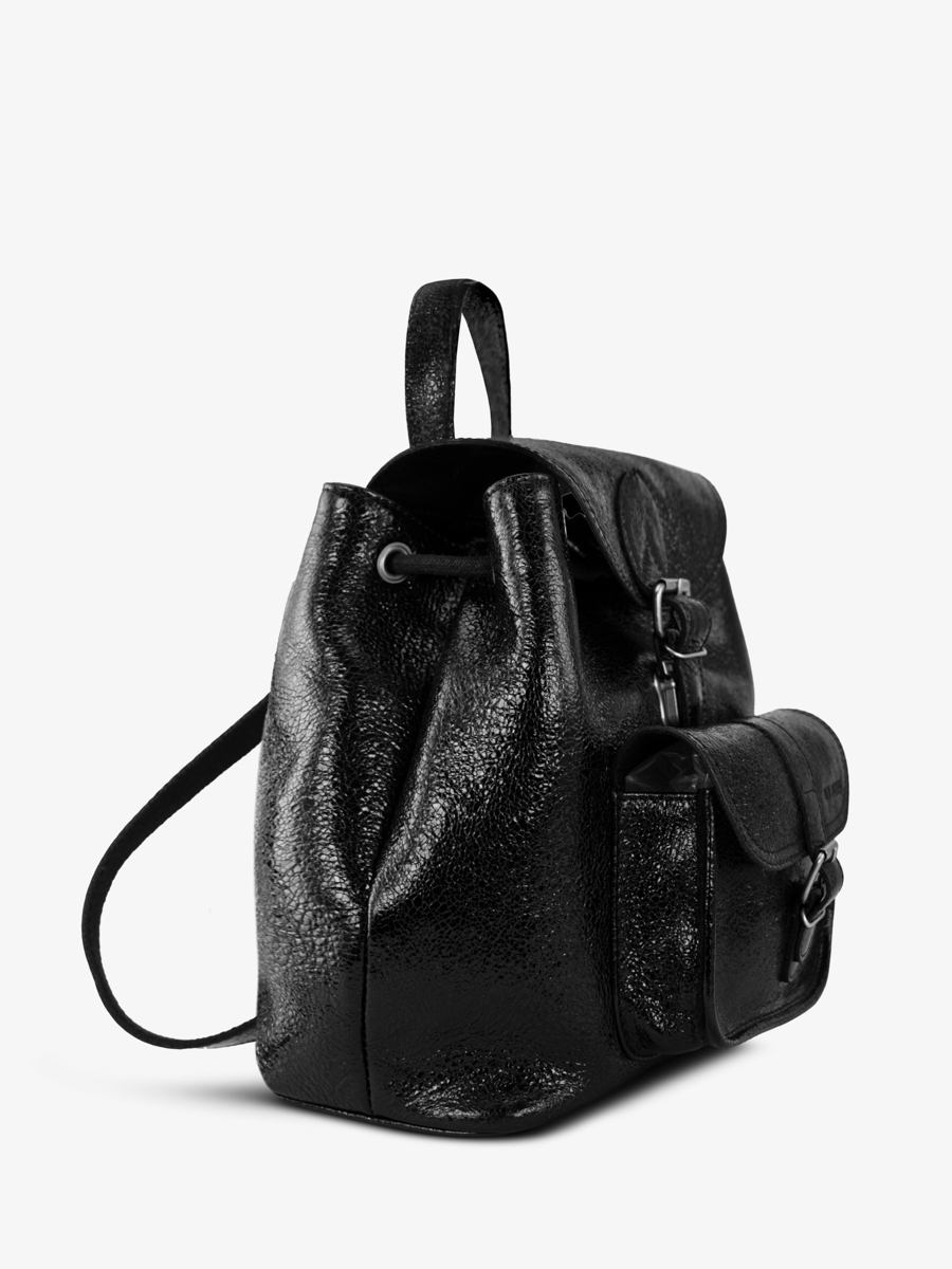 mochila-de-cuero-negro-brillante-lebaroudeur-eclipse-vista-lateral-m40-m-b