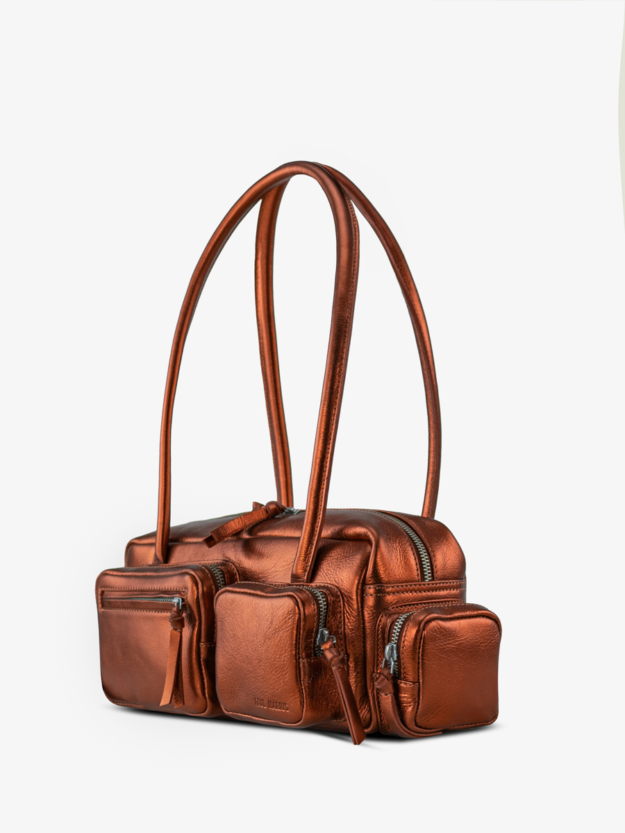 bolso-multibolsillos-cuero-cobre-metalizado-lebasset-90s-ginger-vista-lateral-w56-m-o