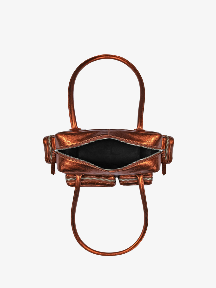 bolso-multibolsillos-cuero-cobre-metalizado-lebasset-90s-ginger-vista-interior-w56-m-o