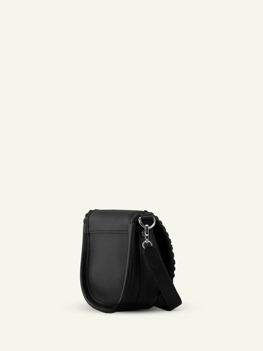 mini-bolso-bandolera-cuero-LeBobo XS-negro-vista-lateral-w61xs-b