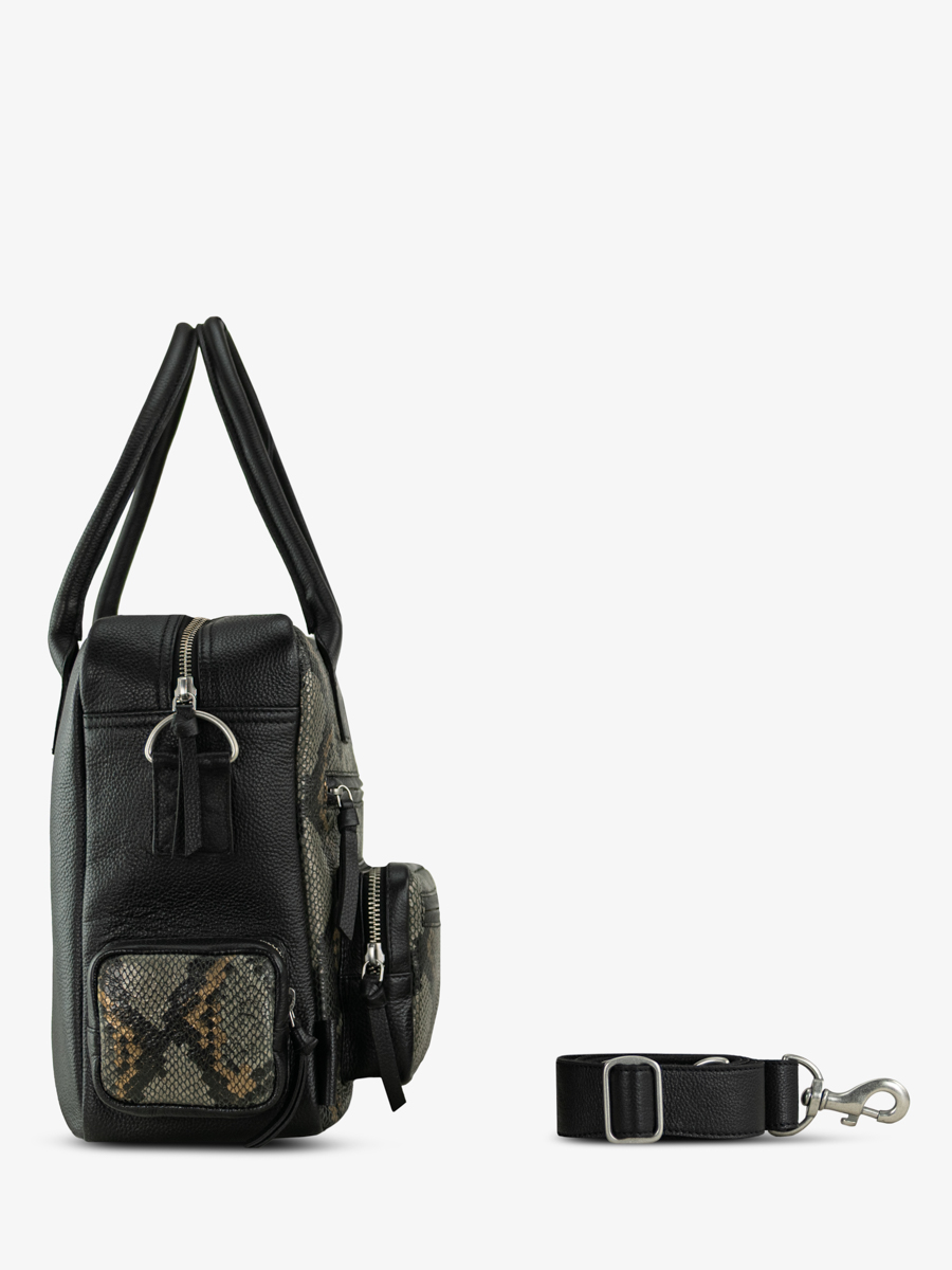 maletín-multibolsillos-ledandy-90s-pitón-gris-negro-vista-lateral-w204-p-gre-b