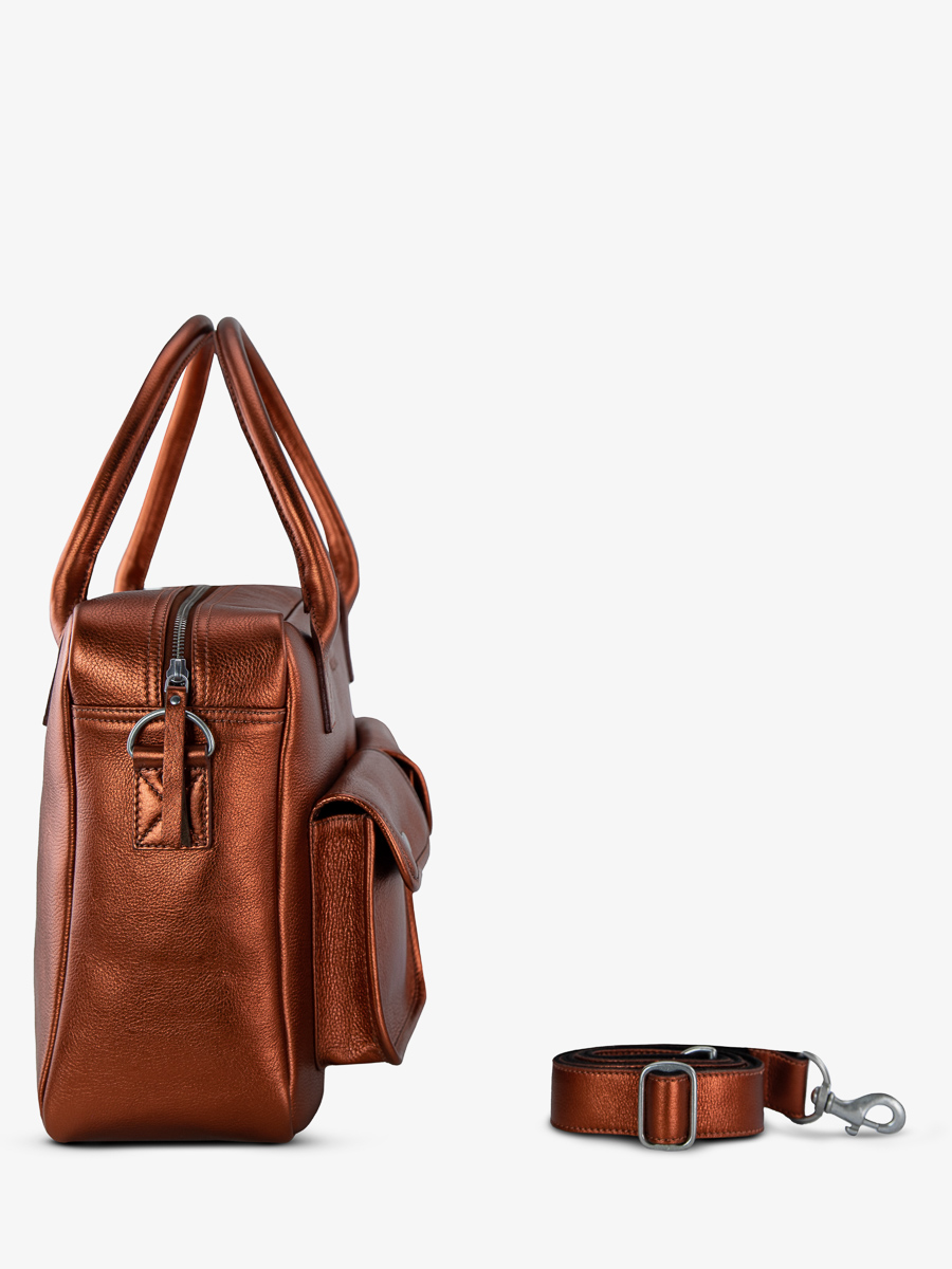 foto-vista-lateral-bolso-de-mano-cuero-cobre-ledandy-ginger-paul-marius-w04-m-o