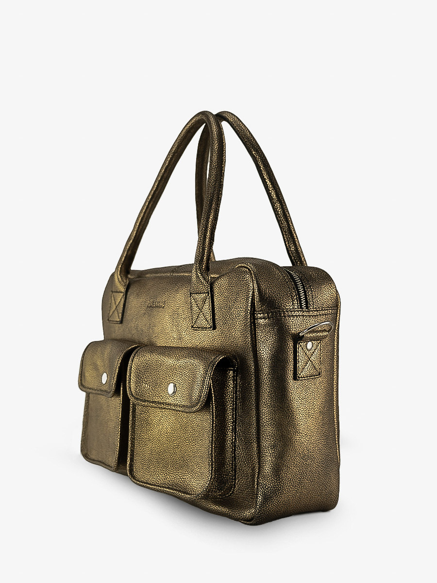 foto-vista-lateral-bolso-de-mano-cuero-negro-dorado-ledandy-granite-paul-marius-w04-gra-g-b