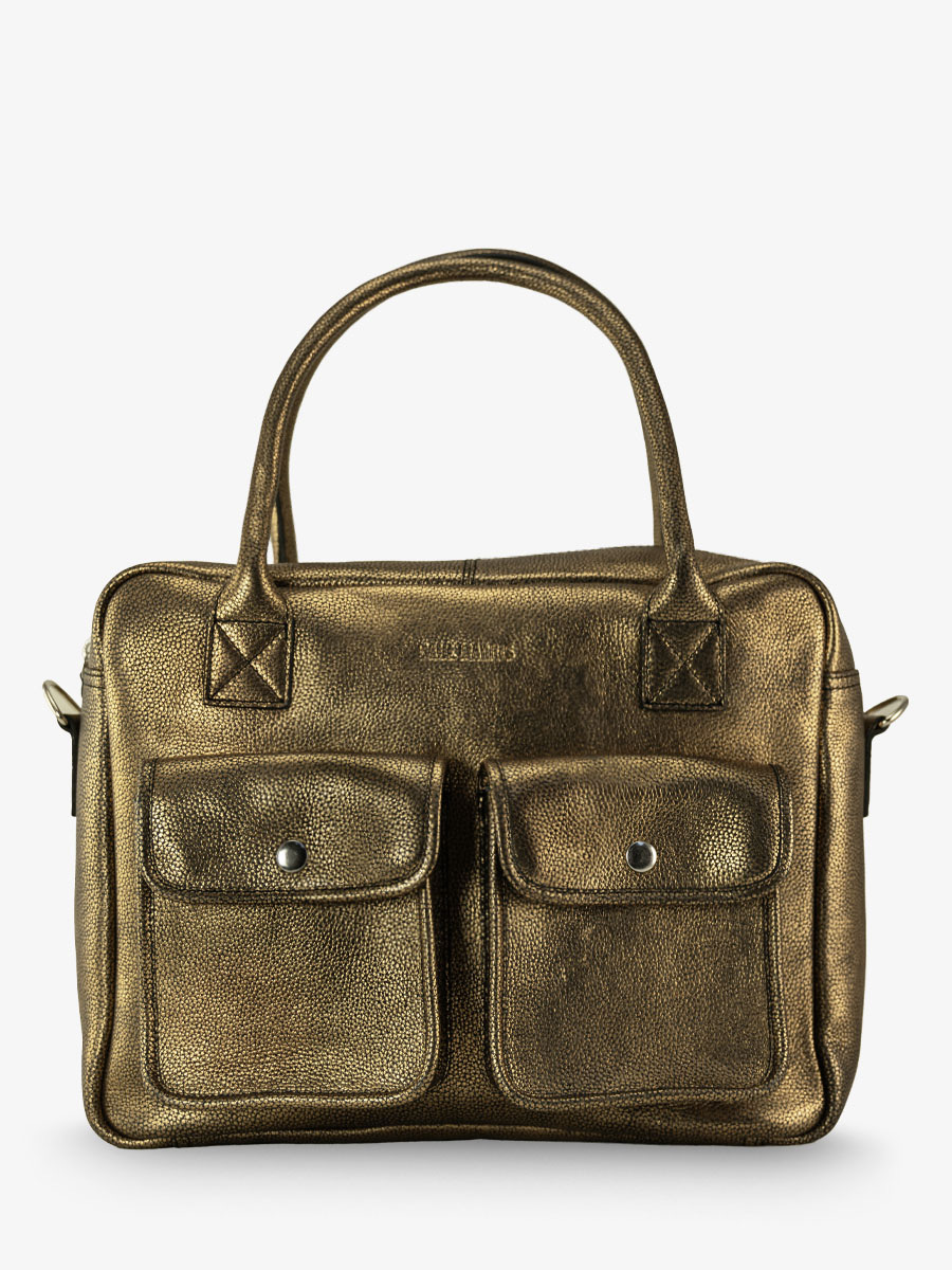 foto-vista-frontal-bolso-mano-cuero-negro-dorado-ledandy-granite-paul-marius-w04-gra-g-b