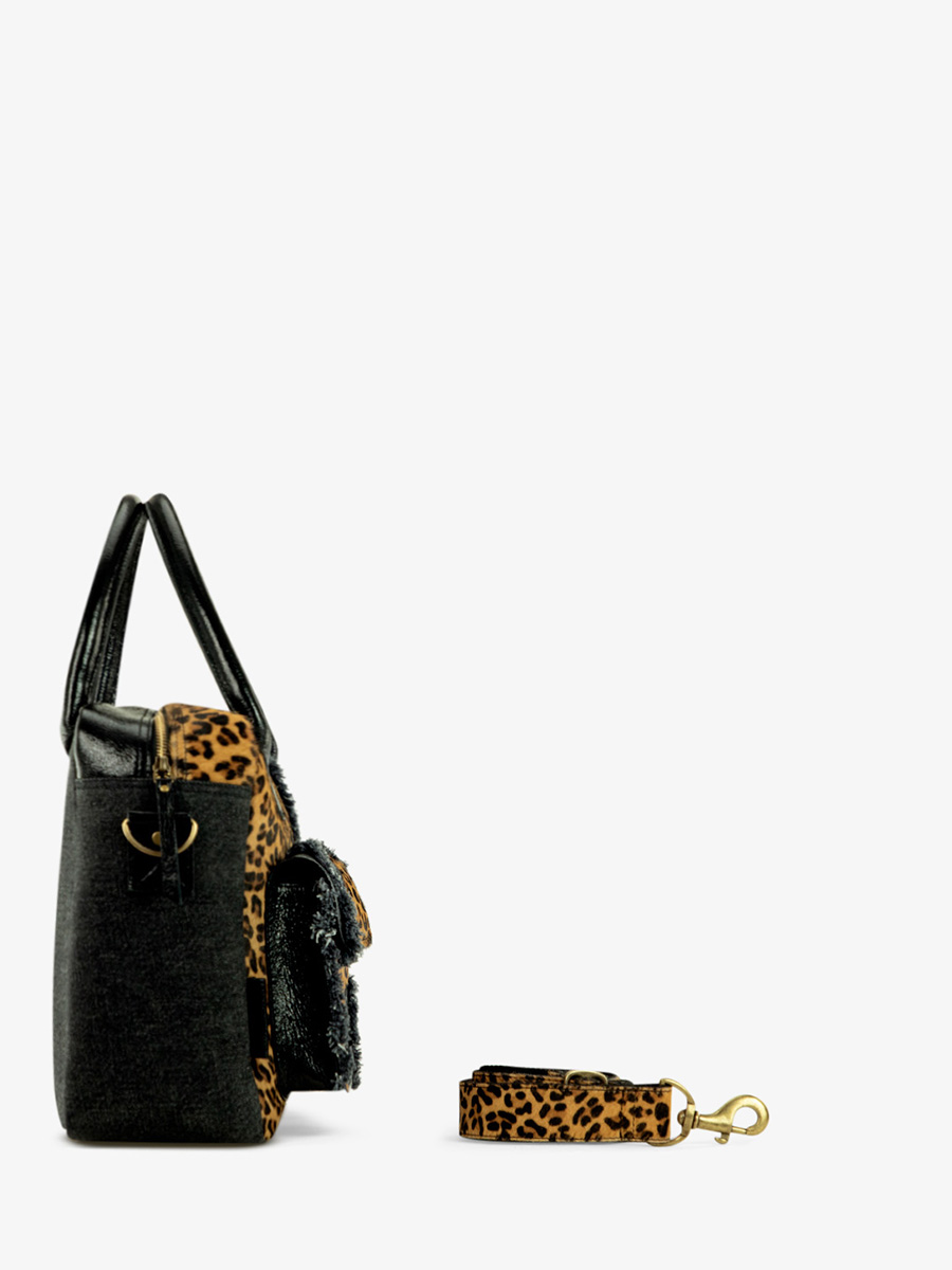 foto-vista-lateral-bolso-mano-cuero-negro-leopardo-ledandy-s-chimere-denim-negro-paul-marius-w04s-ch-b-denim