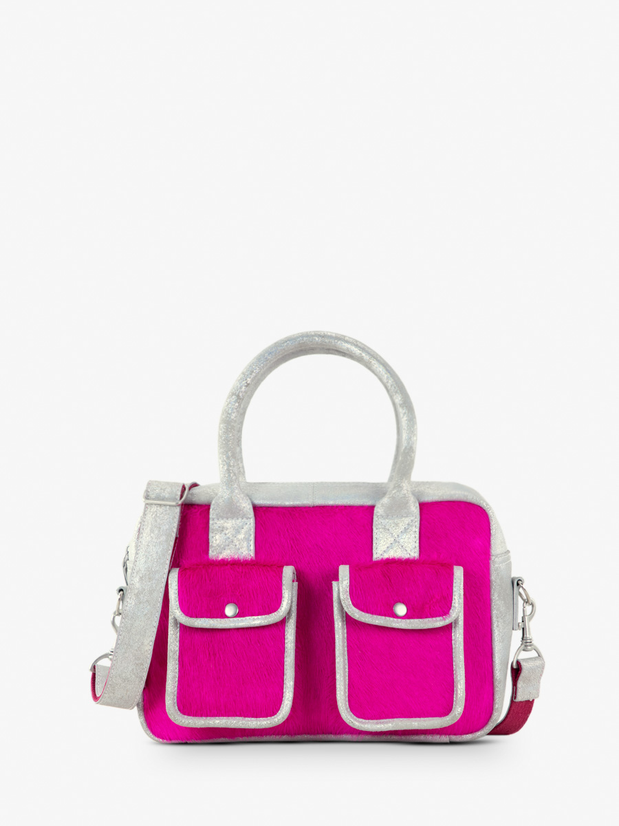 foto-vista-frontal-bolso-mano-cuero-rosa-ledandy-s-creature-rosa-ácida-paul-marius-w04s-crea-s-pi