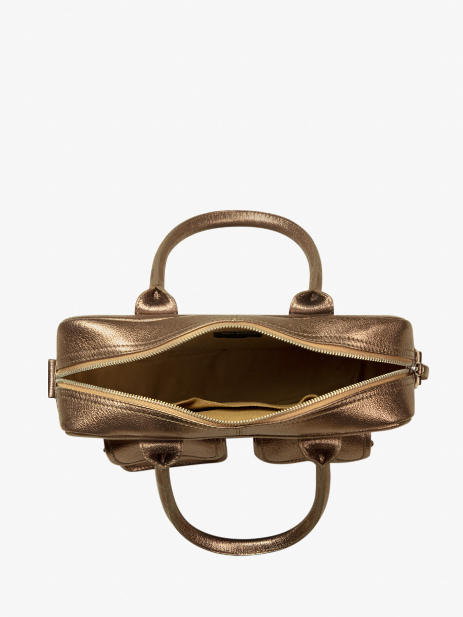 foto-vista-interior-bolso-mano-cuero-cobre-ledandy-s-cobre-paul-marius-w04s-c