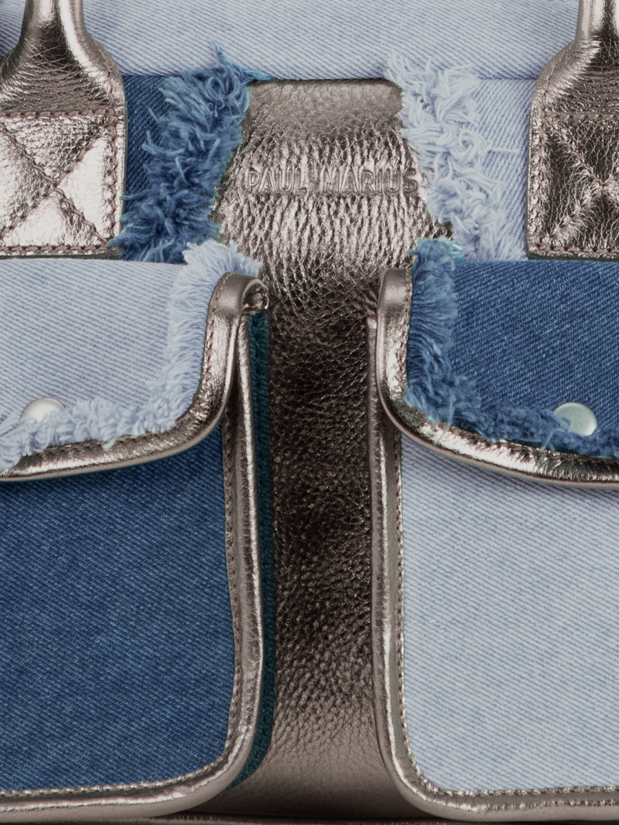 foto-vista-zoom-material-bolso-bandolera-cuero-jean-plateado-mujer-ledandy-s-denim-acier-paul-marius-w04s-gm-denim