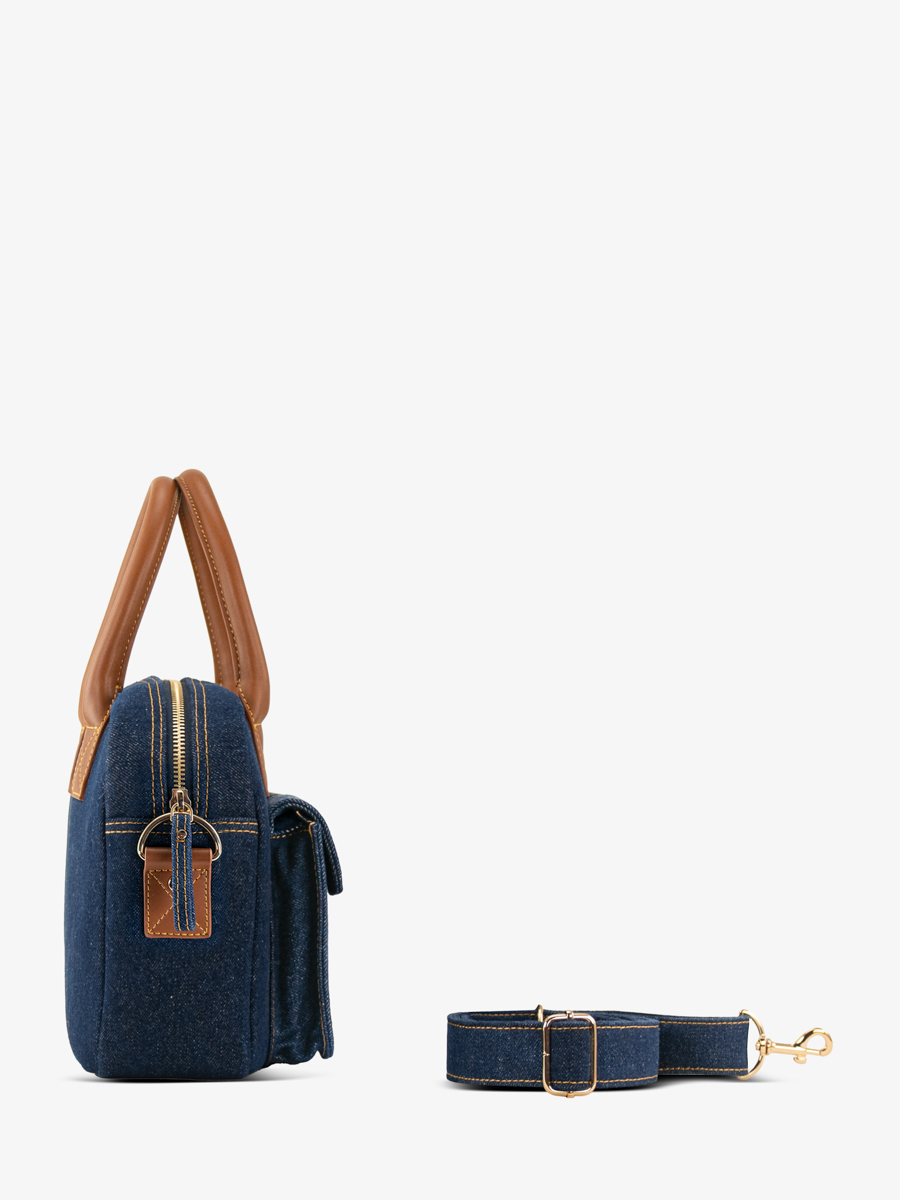 bolso-de-mano-azul-vaquero-ledandy-s-denim-brut-vista-lateral-W04S DBLU-DENIM