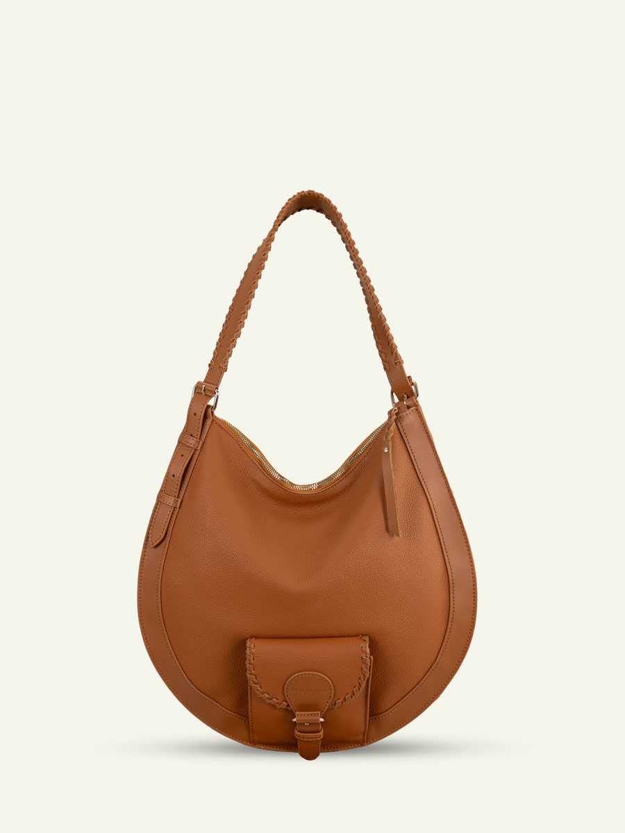 bolso-mujer-cuero-LeHobo-m-natural-vista-frontal