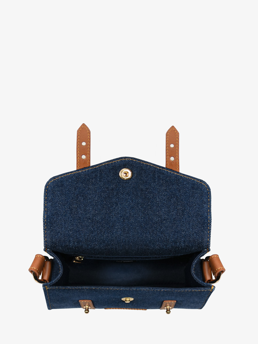 bolso-bandolera-azul-vaquero-lemini-imprescindible-denim-crudo-vista-interior-W08S DBLU-DENIM