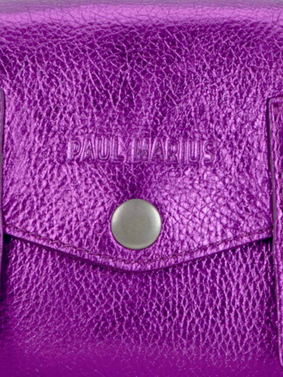foto-vista-zoom-material-bolso-bandolera-cuero-violeta-metalizado-lemini-indispensable-bonbon-paul-marius-w08s-m-p