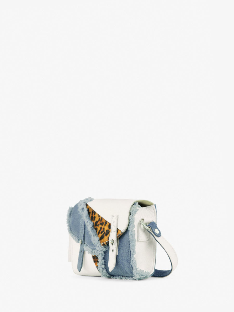 foto-vista-lateral-bolso-bandolera-cuero-blanco-leopardo-lemini-indispensable-chimere-denim-blanco-paul-marius-w08s-ch-w-denim