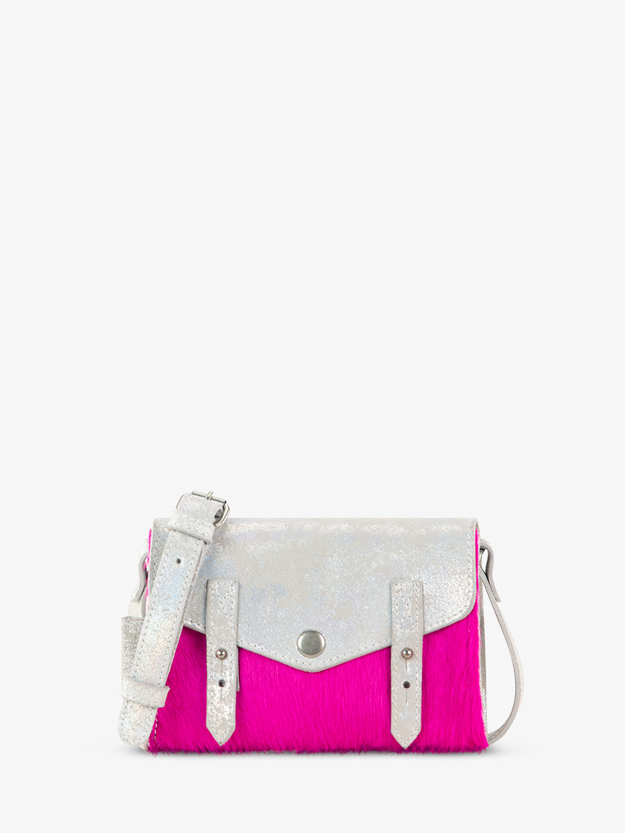 foto-vista-lateral-bolso-bandolera-cuero-rosa-lemini-indispensable-creature-rose-acide-paul-marius-w08s-crea-s-pi