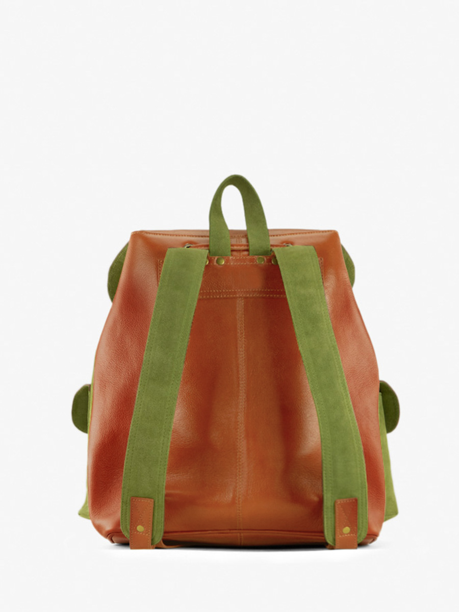 foto-vista-interior-mochila-de-cuero-marrón-caqui-lemeridien-nomade-paul-marius-m35-oco-gr