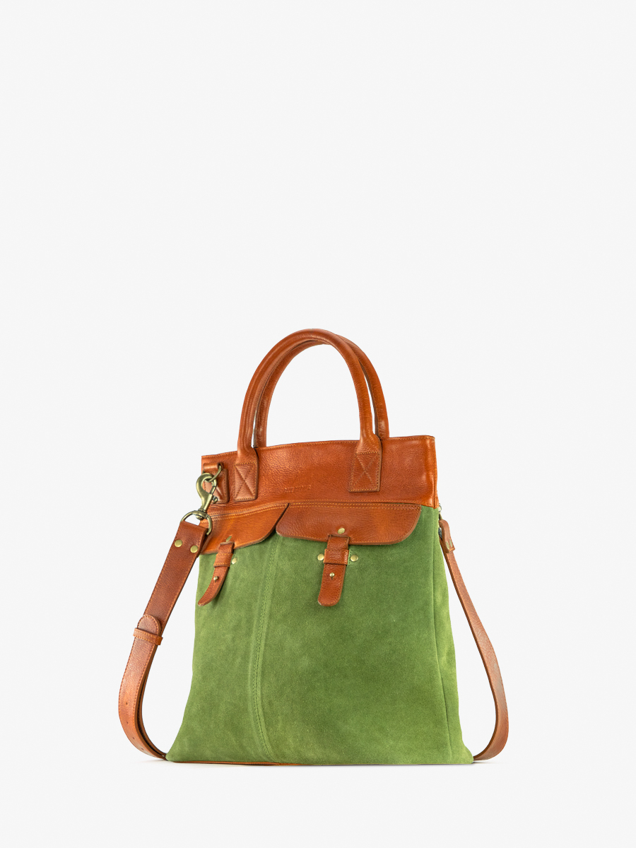 foto-vista-lateral-bolso-cubo-cuero-marrón-caqui-lepilote-nomade-paul-marius-b06-oco-gr