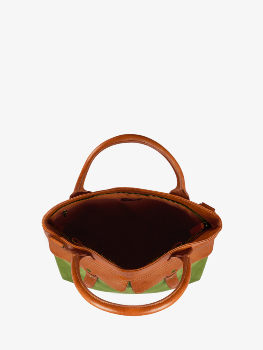 foto-vista-interior-bolso-cubo-cuero-marrón-caqui-lepilote-nomade-paul-marius-b06-oco-gr