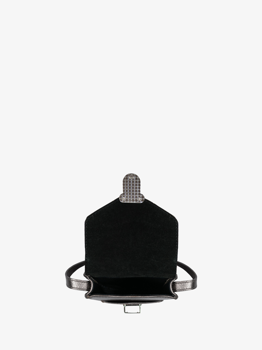 bolsa-teléfono-cuero-plateado-leporte-teléfono-acero-vista-interior-m88-gm