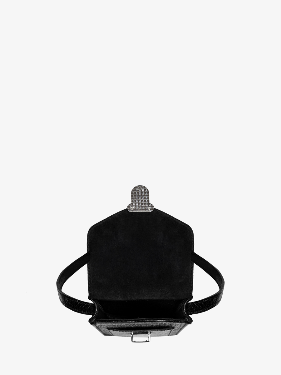 bolsa-teléfono-cuero-negro-leporte-teléfono-eclipse-vista-interior-m88-m-b