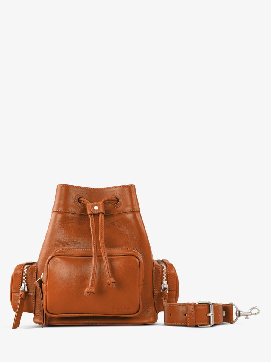bolso-cubo-cuero-marrón-leseau-90s-cognac-vista-frontal-w57-co
