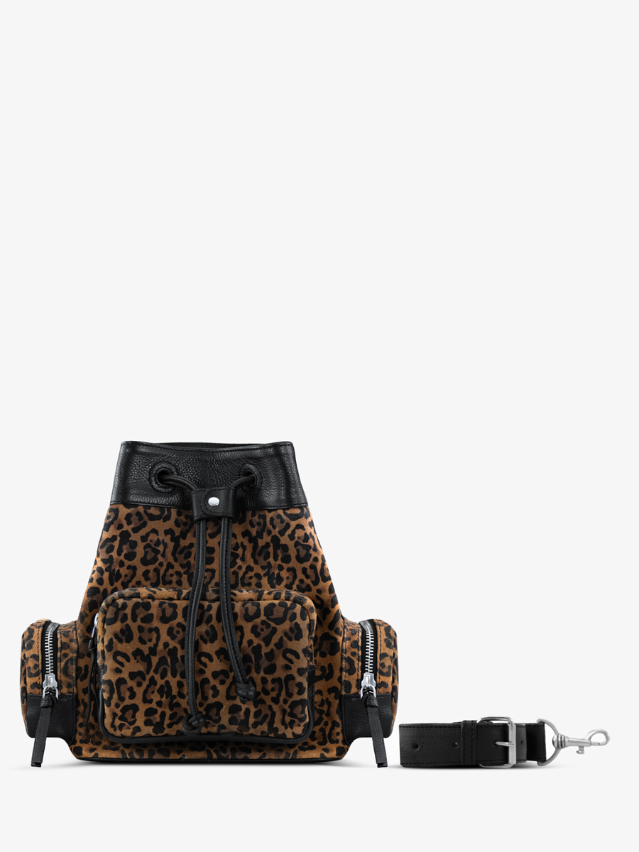 bolso-cubo-de-cuero-leopardo-negro-leseau-90s-leopard-vista-frontal-w57-lp-b