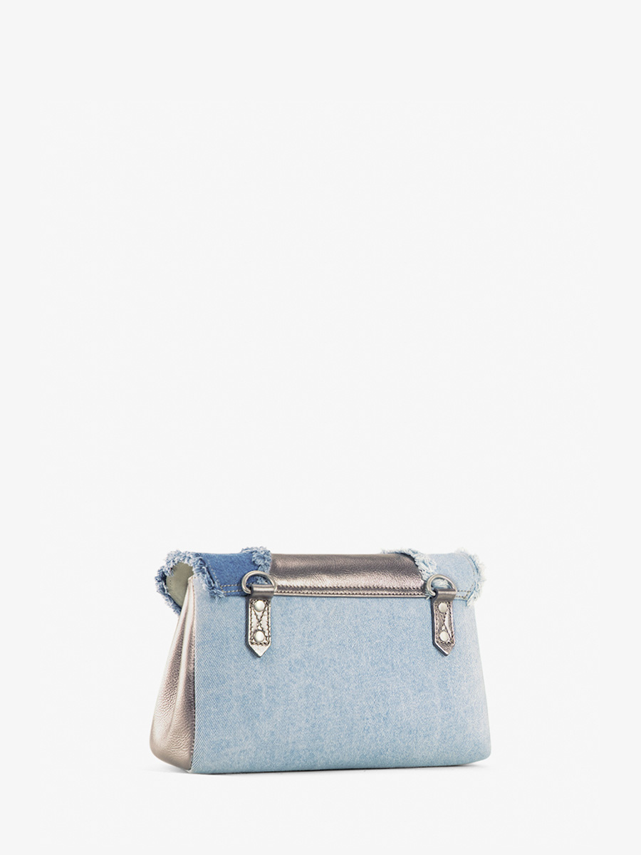 foto-vista-de-espalda-bolso-bandolera-cuero-jean-plateado-mujer-suzon-m-denim-acier-paul-marius-w25m-gm-denim