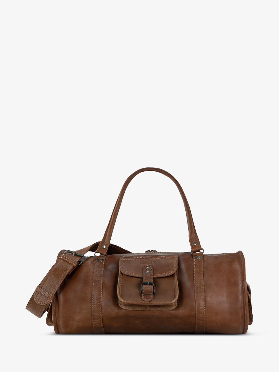 foto-vista-frontal-bolsa-de-viaje-cuero-marrón-levoyageur-l-tabaco-paul-marius-m08s50