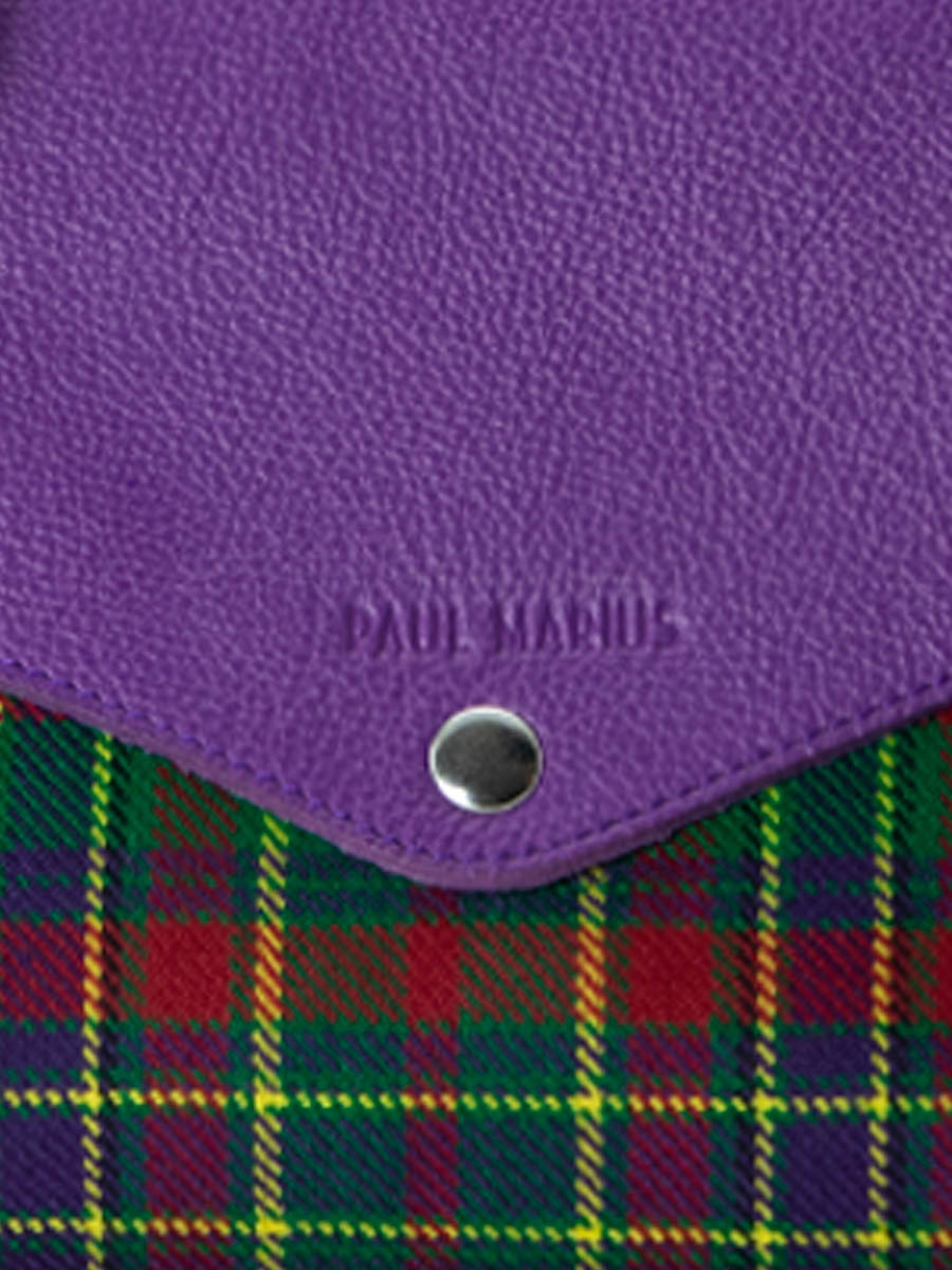 foto-zoom-material-bolso-bandolera-cuero-tejido-tartan-indispensable-versus-paul-marius-w08-sco-gr-p