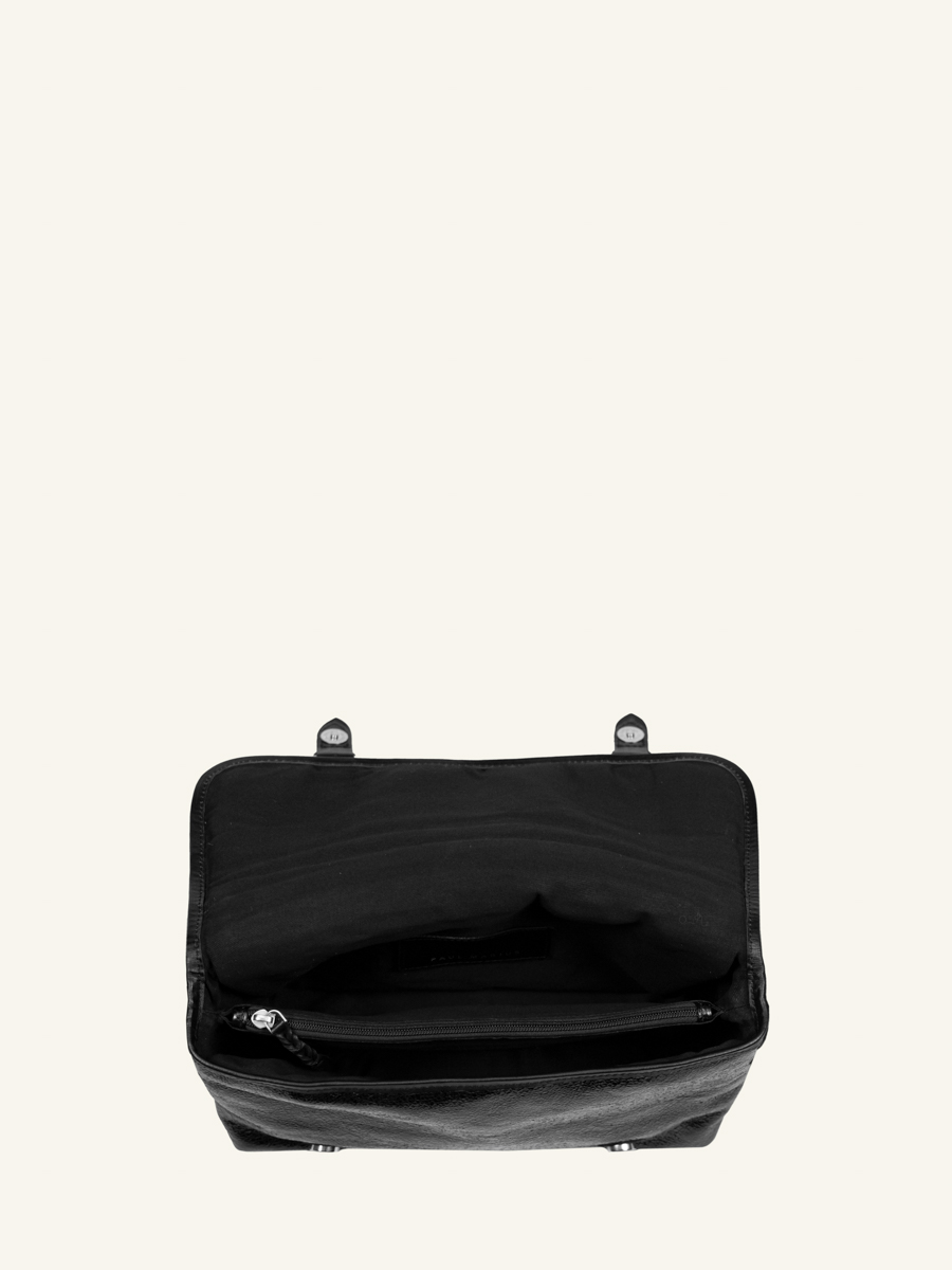 bolso bandolera de cuero Loulou Eclipse vista interior