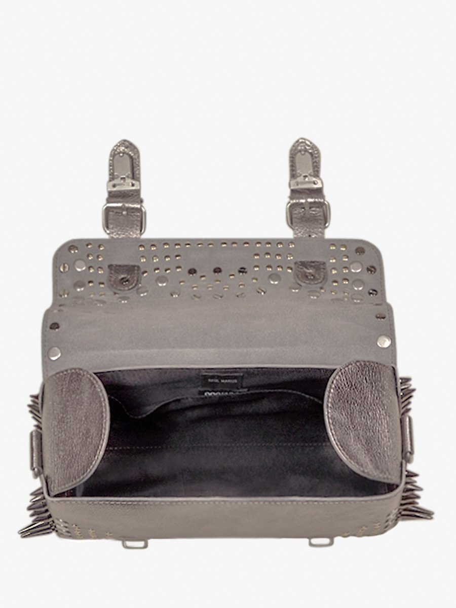 foto-vista-interior-bolso-bandolera-cuero-plateado-lartisane-edition-noire-opus-paul-marius-p02-bed-op4-gm