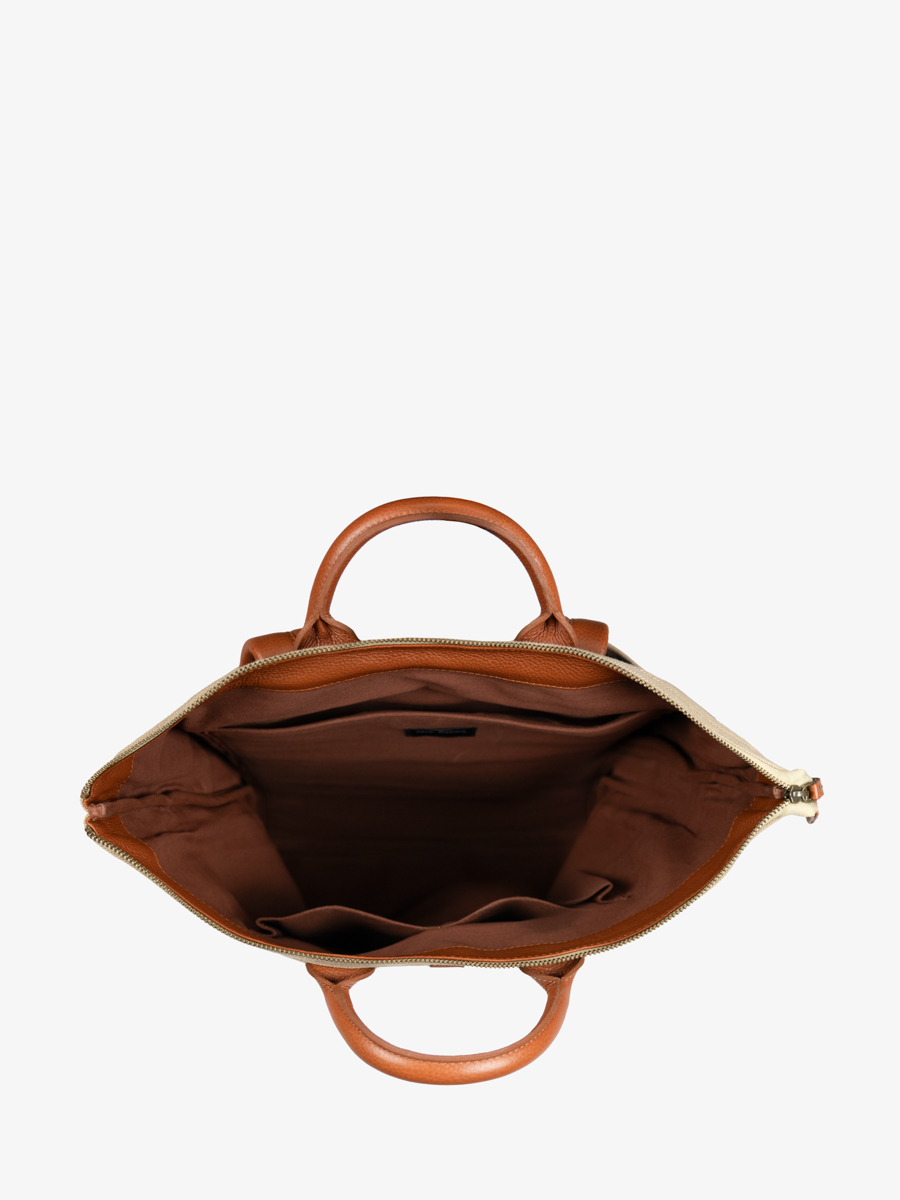 maletín-de-mano-mochila-aviador-cognac-lona-aceitada-vista-interior-b07-oco-gc