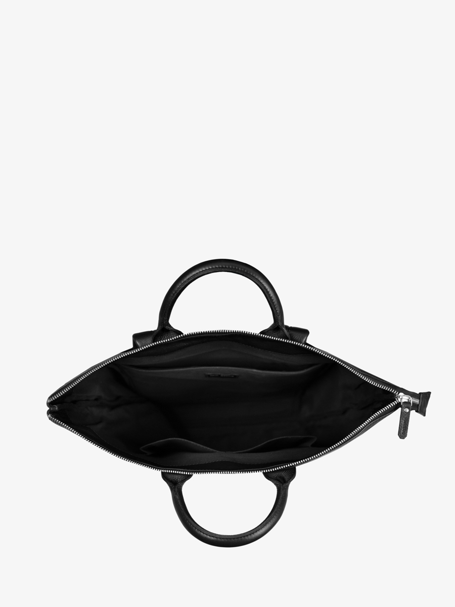 maletín-de-mano-mochila-aviador-negro-aceitado-vista-interior-b07-obl