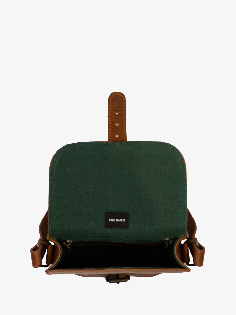 foto-vista-interior-bolso-bandolera-cuero-marrón-lessentiel-tabaco-paul-marius-m21-mk