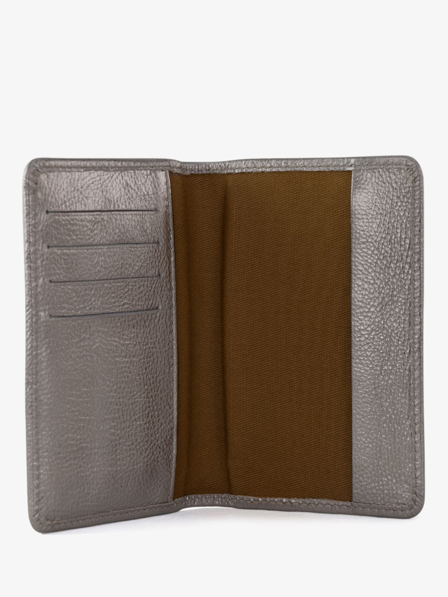 foto-vista-lateral-estuche-para-pasaporte-cuero-plateado-estuche-para-pasaporte-acero-paul-marius-m64-gm