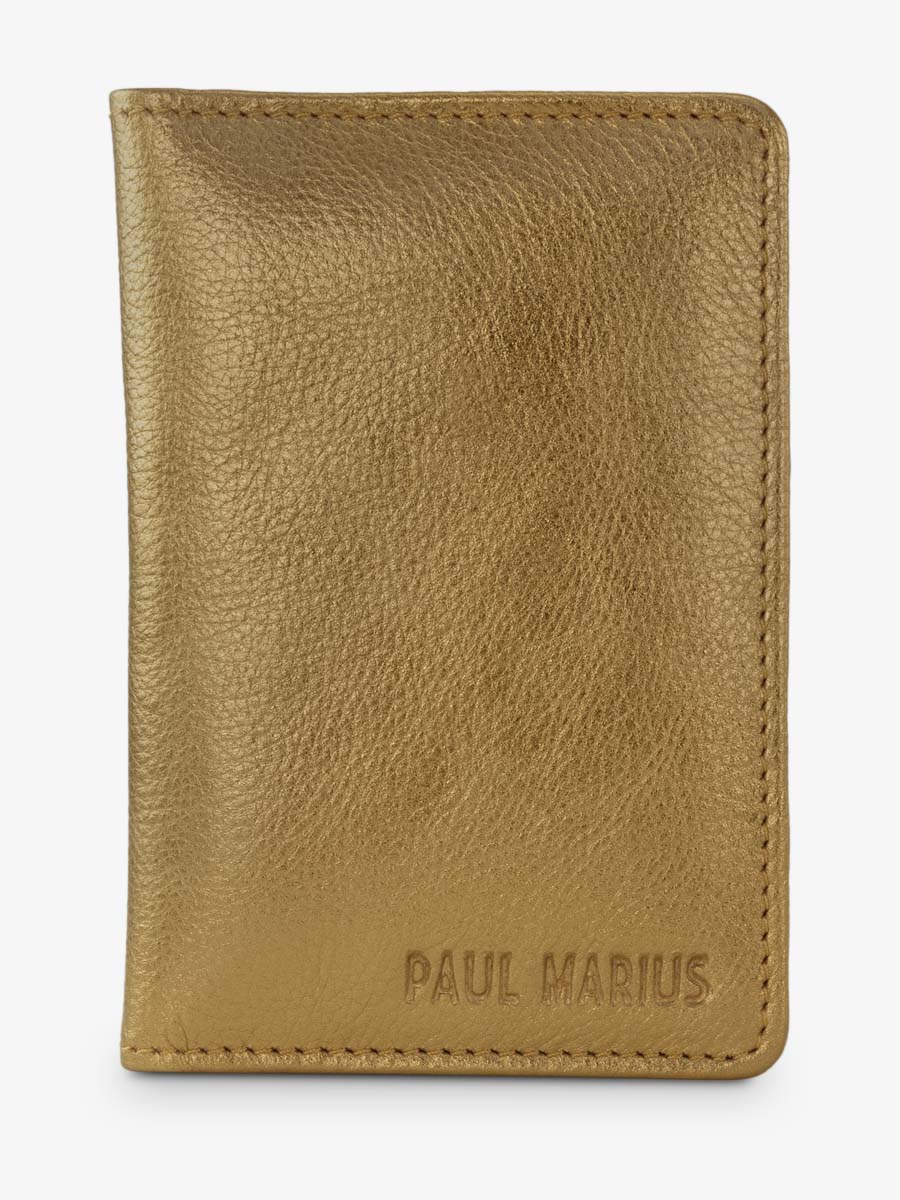 foto-vista-frontal-estuche-pasaporte-cuero-dorado-estuche-para-pasaporte-bronce-paul-marius-m64-og