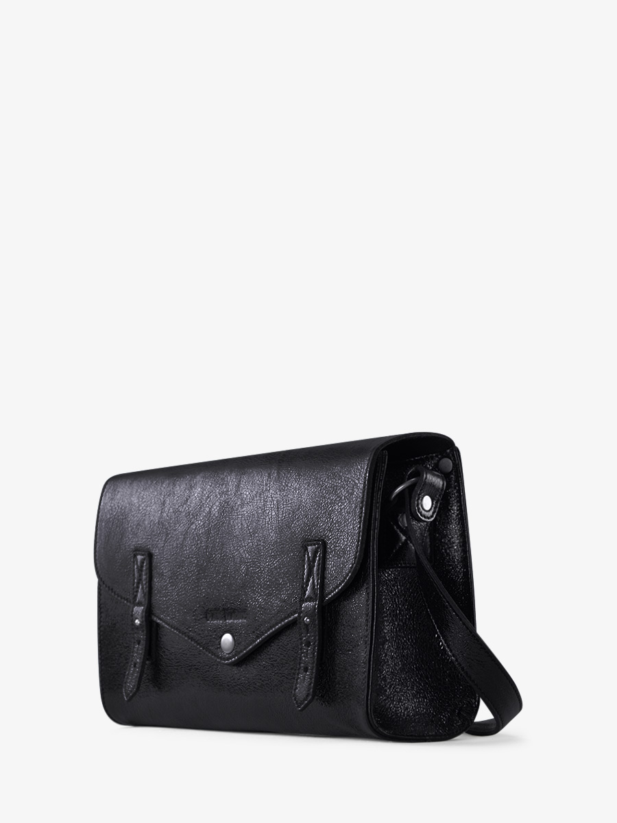 foto-vista-lateral-bolso-bandolera-cuero-mujer-eclipse-lindispensable-negro-brillante-paul-marius-w08-m-b