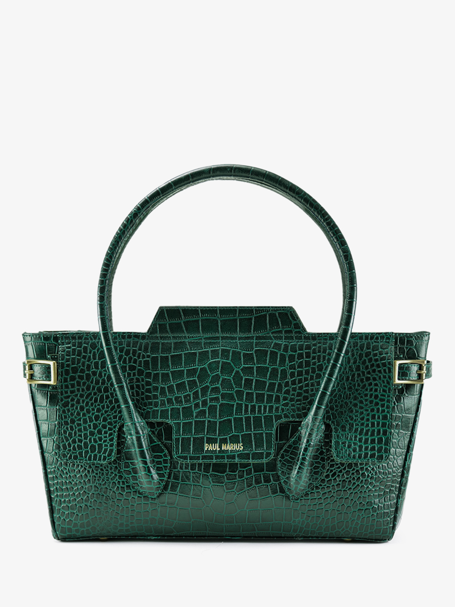 foto-vista-lateral-bolso-mano-cuero-mujer-madeleine-alligator-verde-paul-marius-w31-a-dg