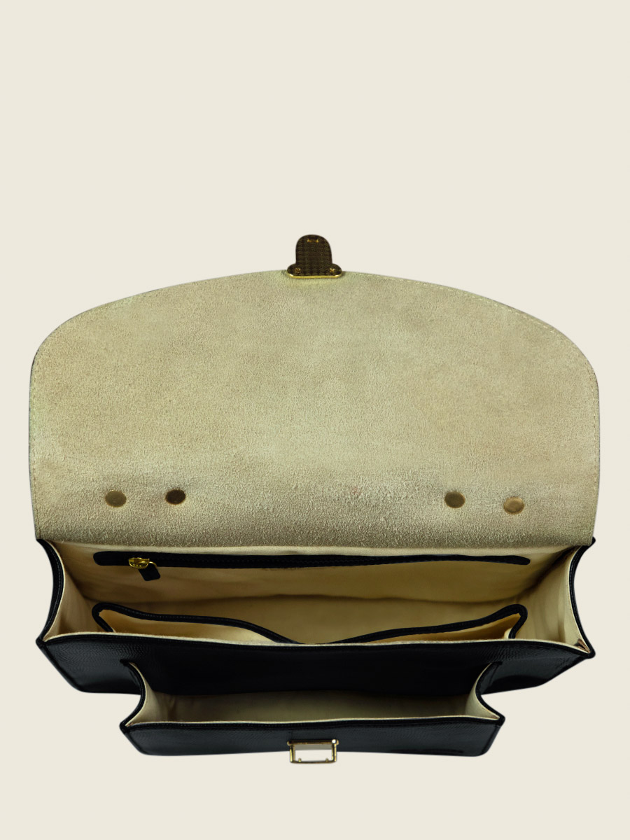 foto-vista-interior-bolso-mano-cuero-negro-azabache-mademoiselle-george-1960-paul-marius-w05-l-b