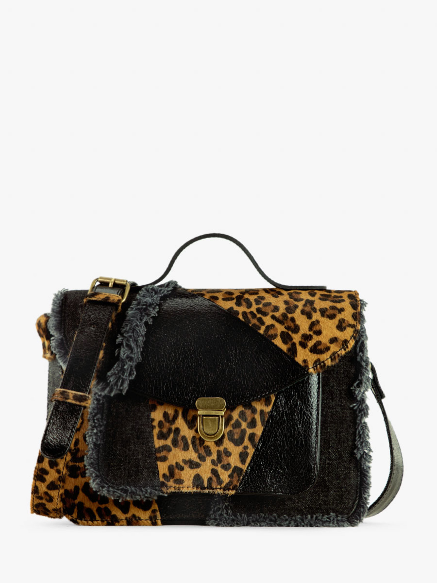 foto-vista-lateral-bolso-bandolera-cuero-mujer-negro-mademoiselle-george-chimere-denim-negro-paul-marius-w05-ch-b-denim