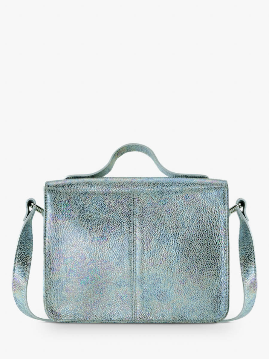foto-vista-trasera-bolso-de-mano-cuero-blanco-holográfico-mademoiselle-george-granite-paul-marius-w05-gra-w