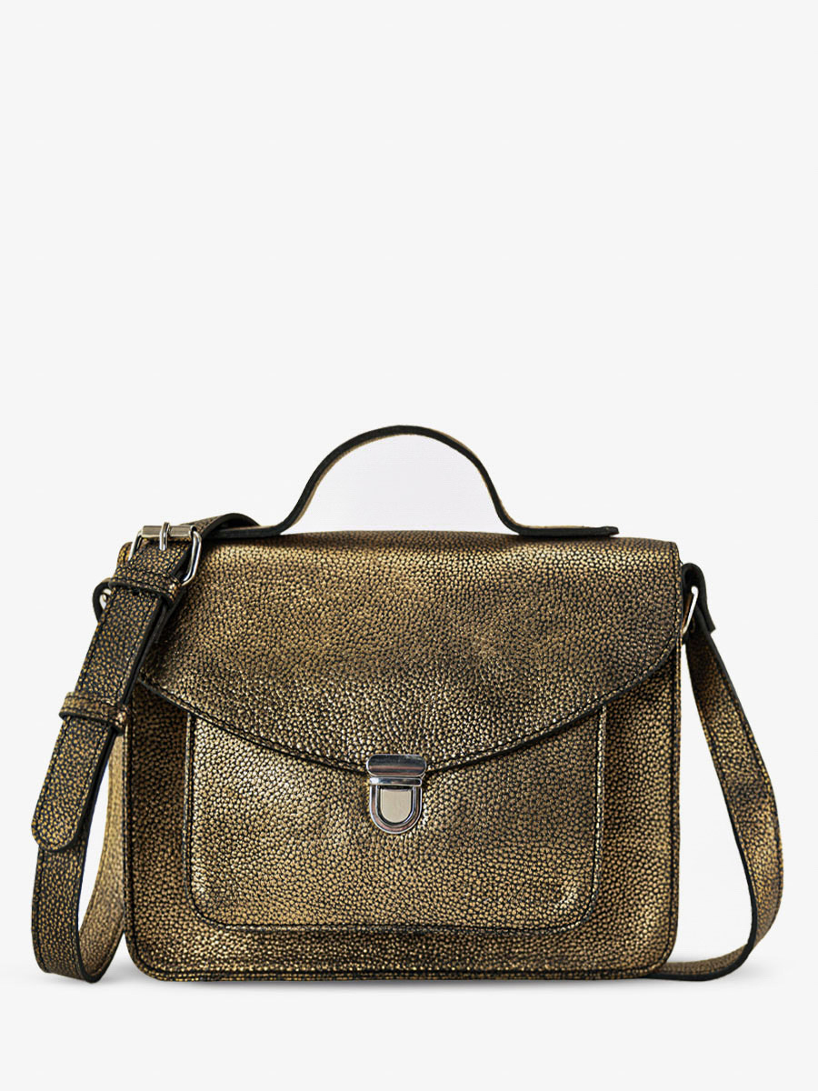 foto-vista-lateral-bolso-de-mano-cuero-negro-dorado-mademoiselle-george-granite-paul-marius-w05-gra-g-b