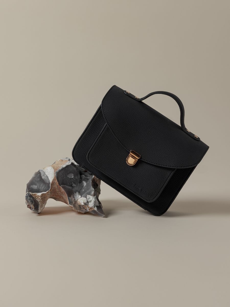 bolso-bandolera-de-cuero-mademoiselle-george-n2-negro-carbón-vista-zoom-material-w105-bm-b