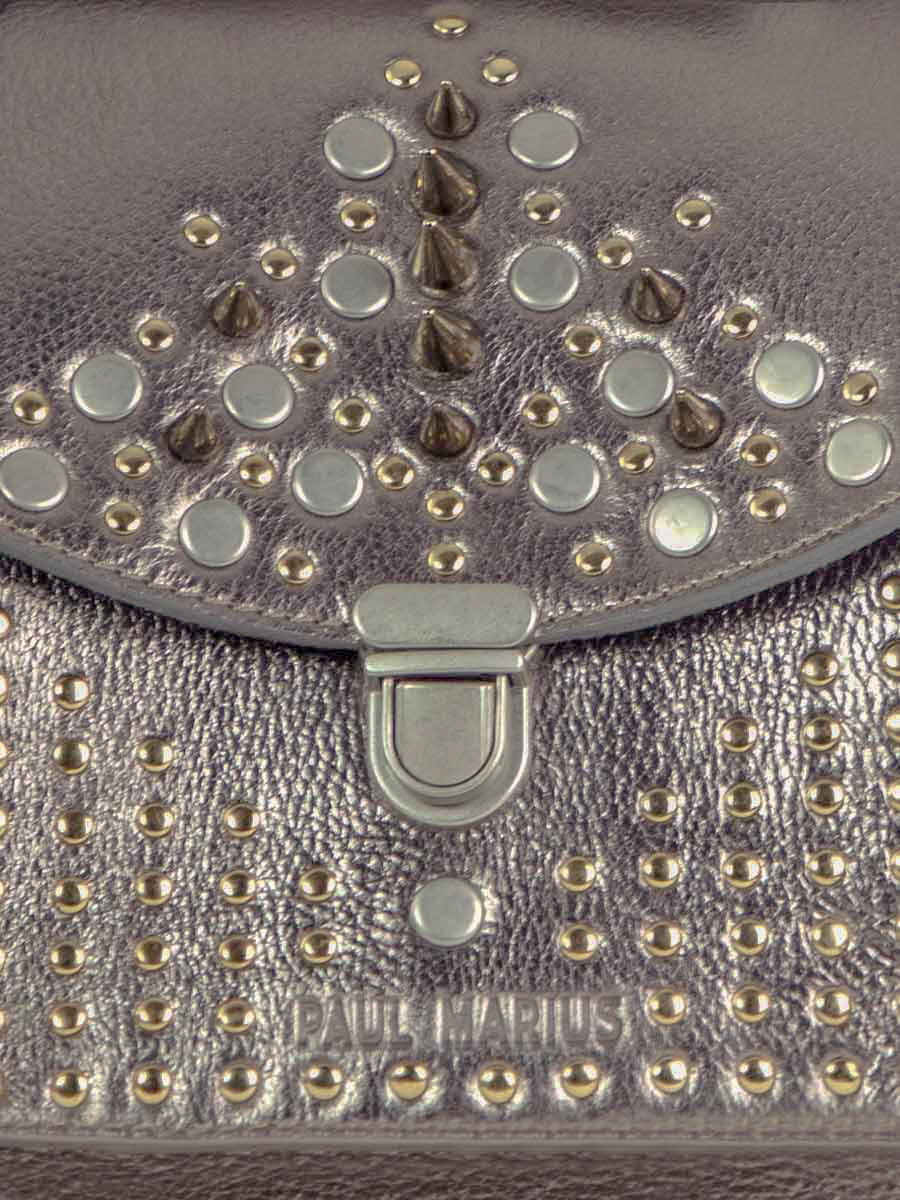 foto-zoom-material-bolso-bandolera-cuero-plateado-mademoiselle-george-edición-negra-opus-paul-marius-w05-bed-op4-gm