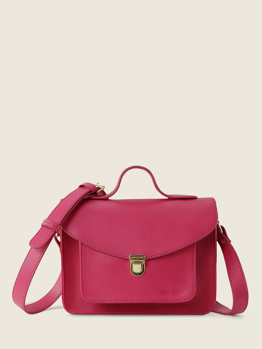 foto-vista-lateral-bolso-bandolera-cuero-rosa-mademoiselle-george-sorbet-framboise-paul-marius-w05-sb-pi