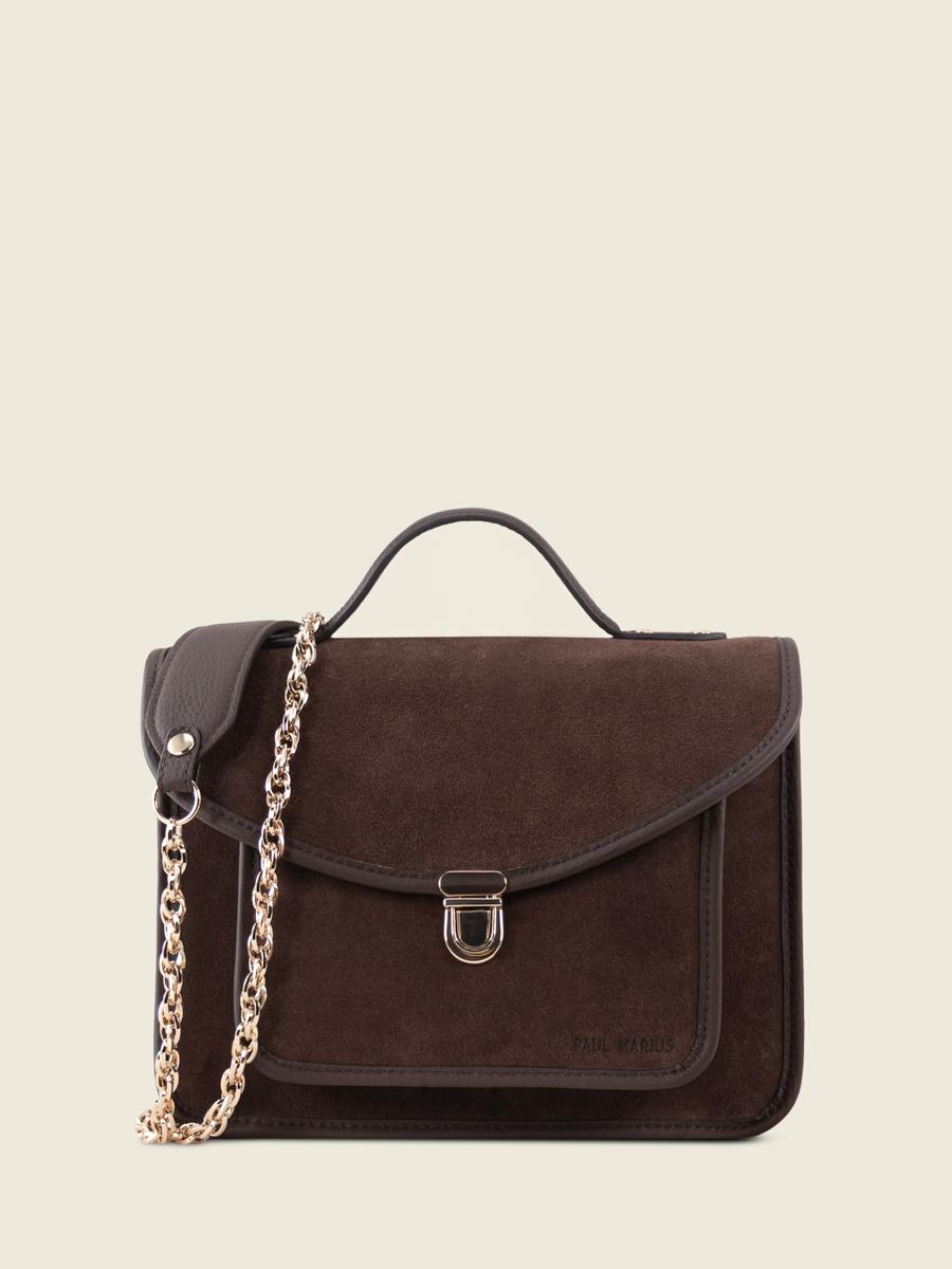 bolso-bandolera-cuero-marrón-mademoiselle-george-n2-chocolate-vista-frontal-w105-su-db